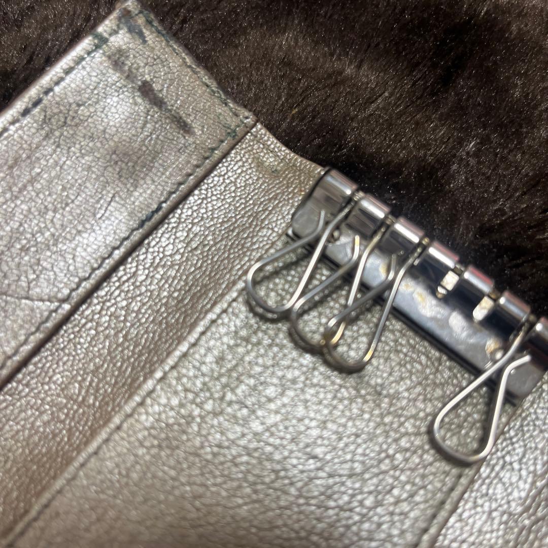 シャネル CHANEL キーケース シルバー/ゴールド