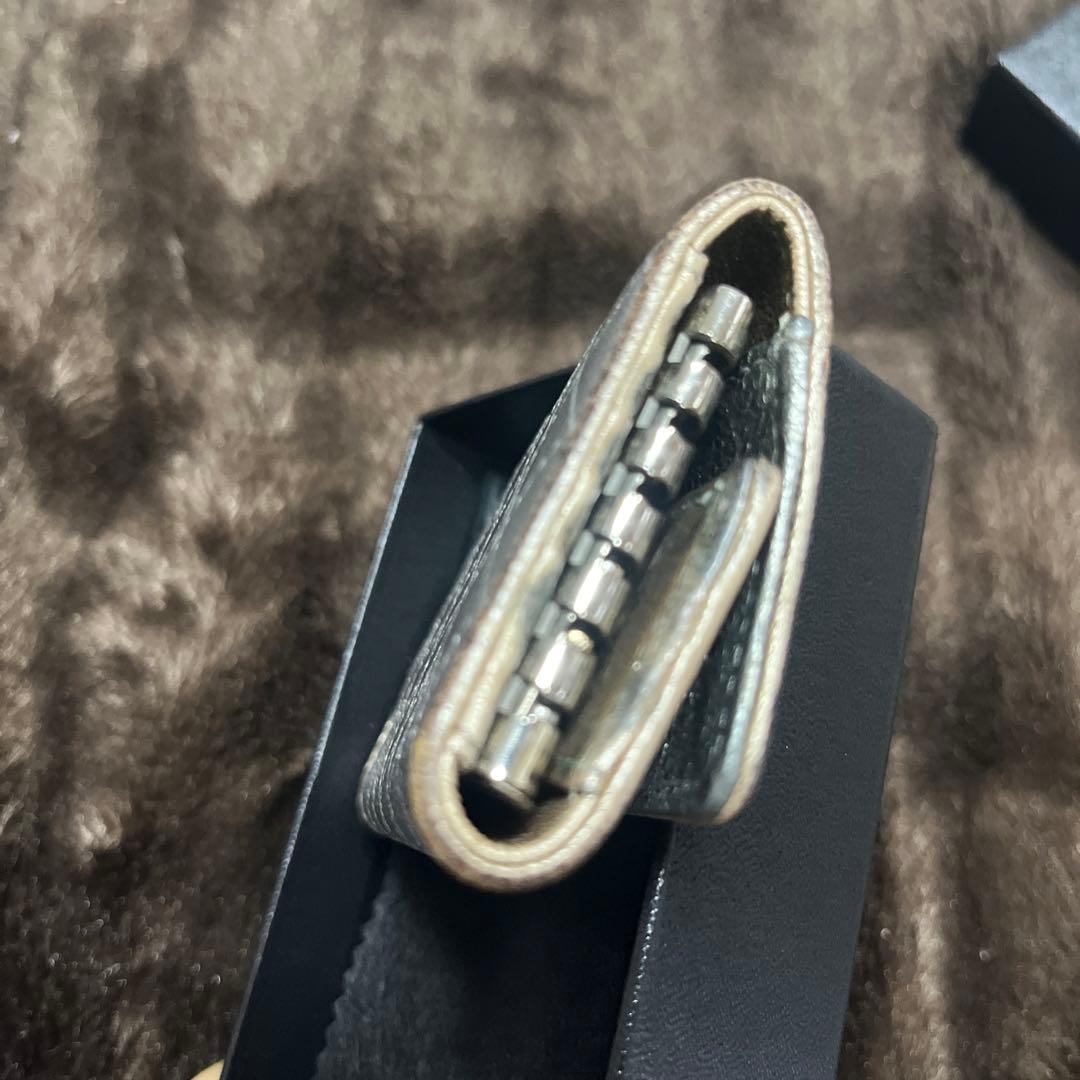 シャネル CHANEL キーケース シルバー/ゴールド