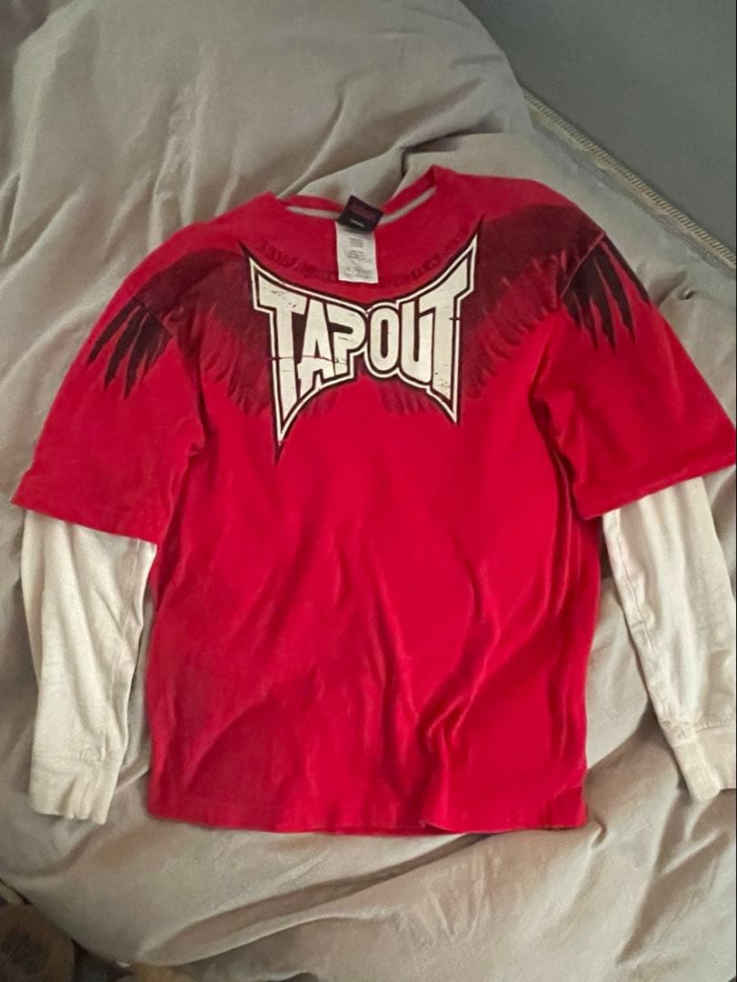 tapout tシャツ ロングtシャツ 00s sk8 y2k 希少