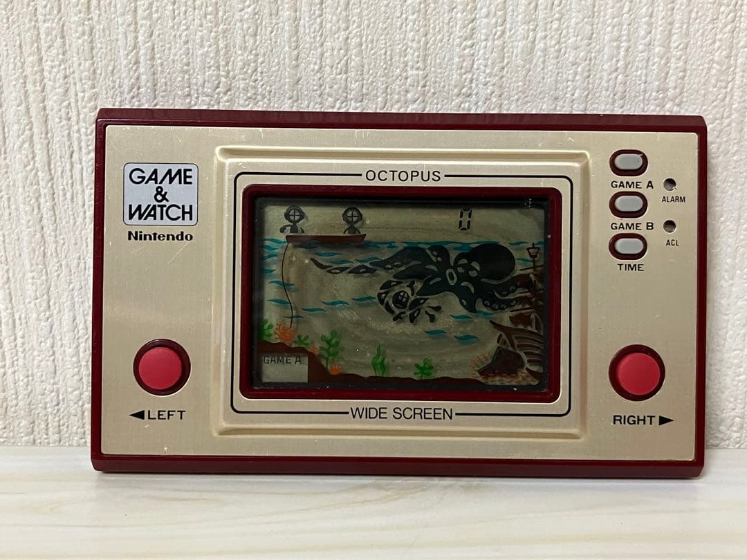ゲーム＆ウォッチ ワイドスクリーン　オクトパス　任天堂