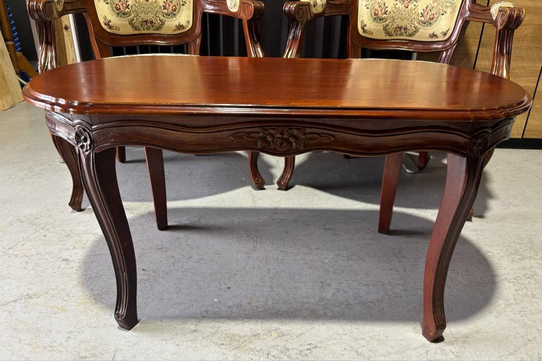 アンティーク 猫脚センターテーブル、ローテーブル ヴィンテージUsed