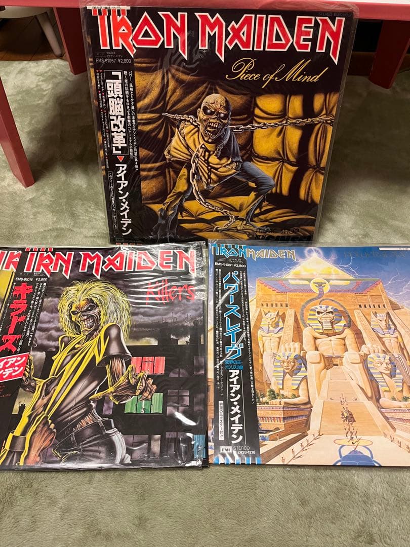 アイアンメイデン レコード3枚セット
