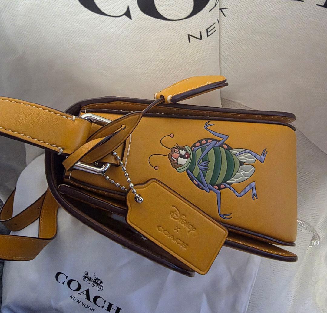 お値下げ‼️COACH×ディズニーコラボ本革ショルダーバッグ