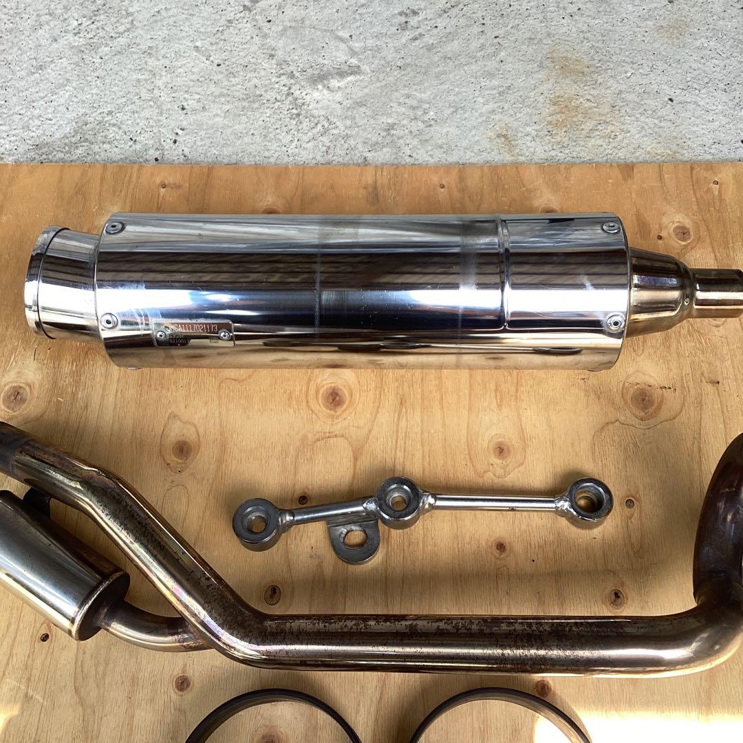 中古訳あり　トリシティ155 ステンレス製マフラー SP忠男マフラー