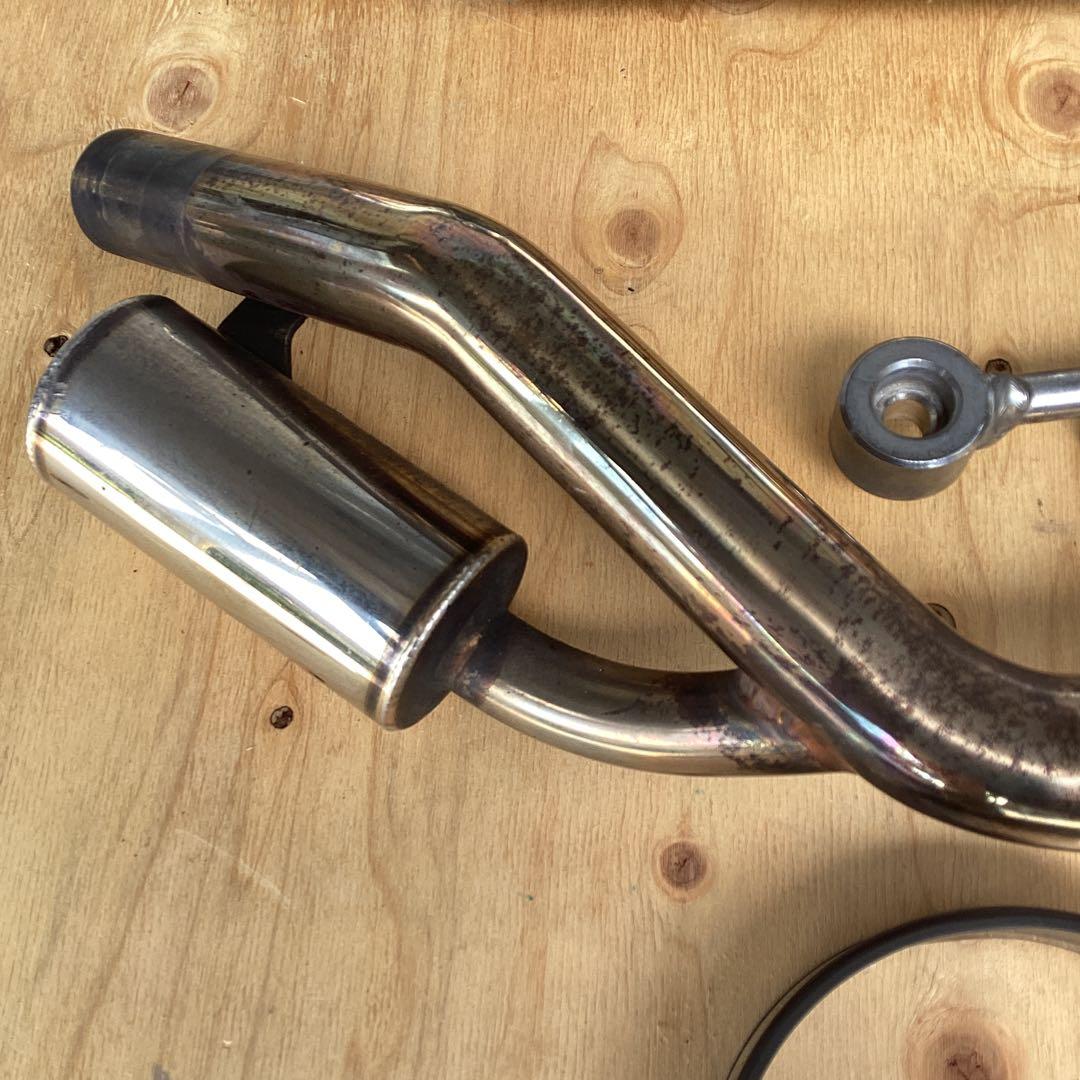 中古訳あり　トリシティ155 ステンレス製マフラー SP忠男マフラー