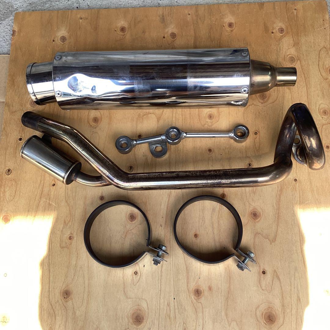 中古訳あり　トリシティ155 ステンレス製マフラー SP忠男マフラー