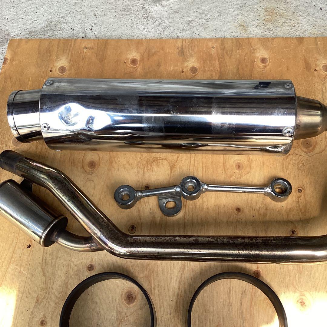 中古訳あり　トリシティ155 ステンレス製マフラー SP忠男マフラー