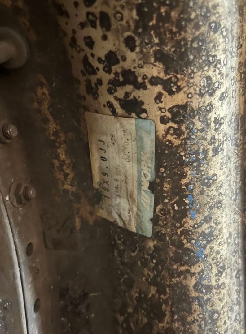 work vskf 9+26 2本セット メッキ　深リム　希少　絶版　旧ディスク