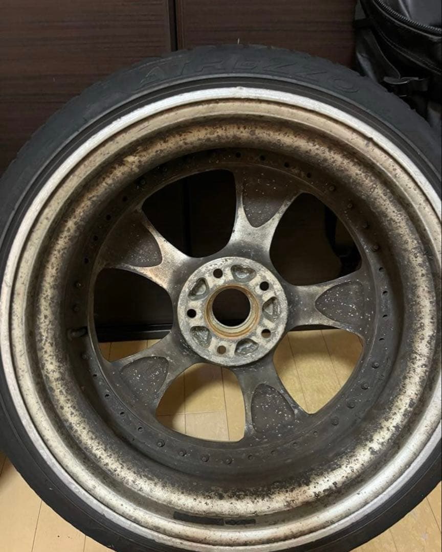 work vskf 9+26 2本セット メッキ　深リム　希少　絶版　旧ディスク