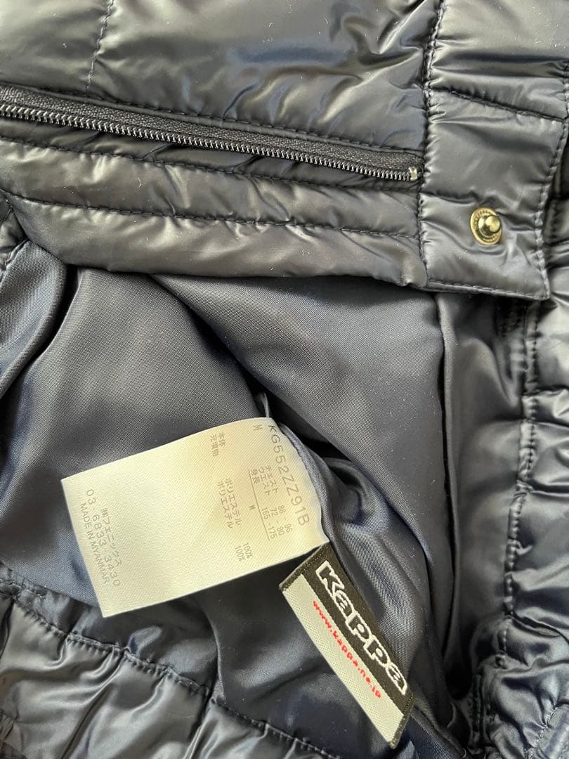 不定期値下げ カッパ Kappa 中綿 セットアップ ゴルフ ネイビーM