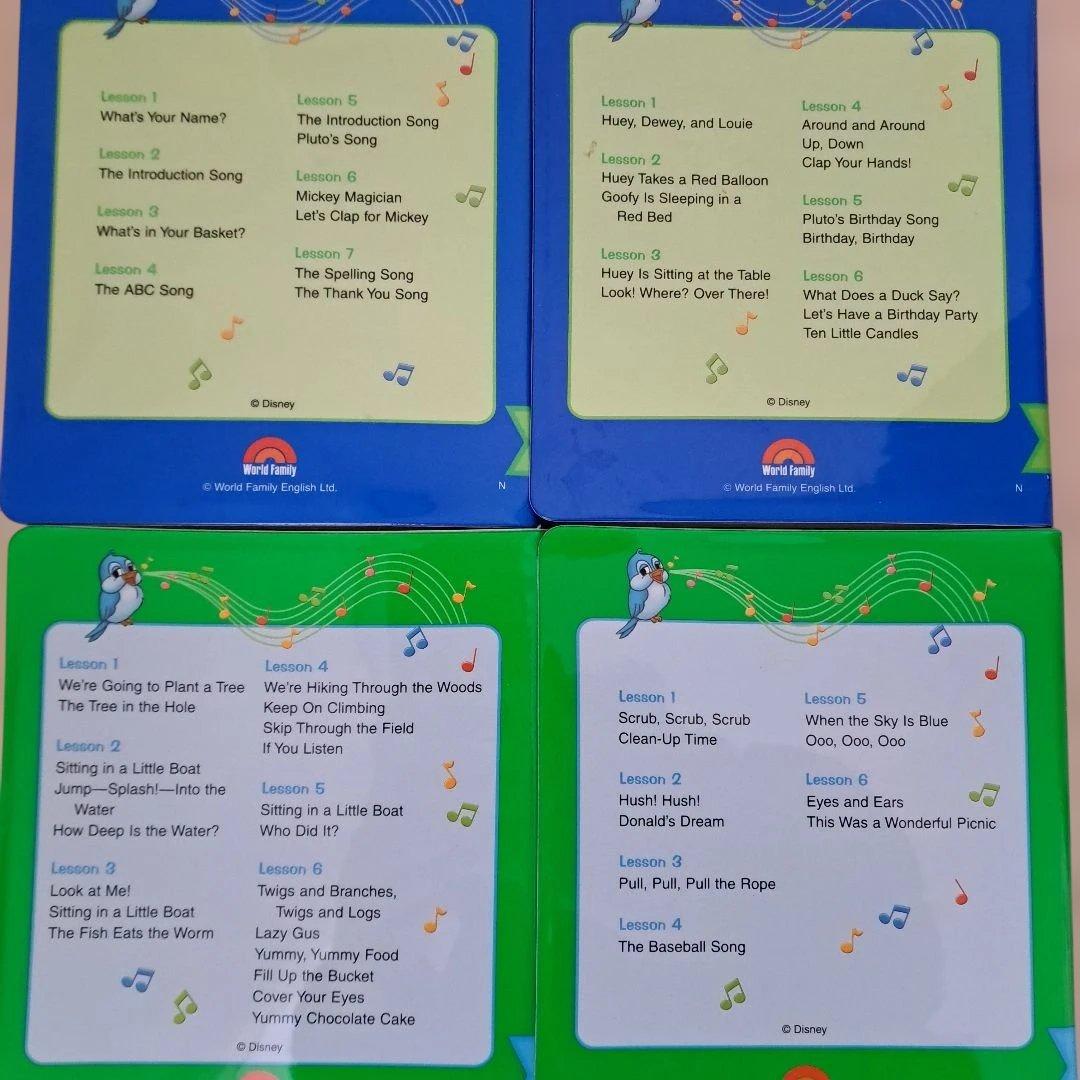 ディズニー英語システム　ステップバイステップ　DVD　本　CD　まとめ売り