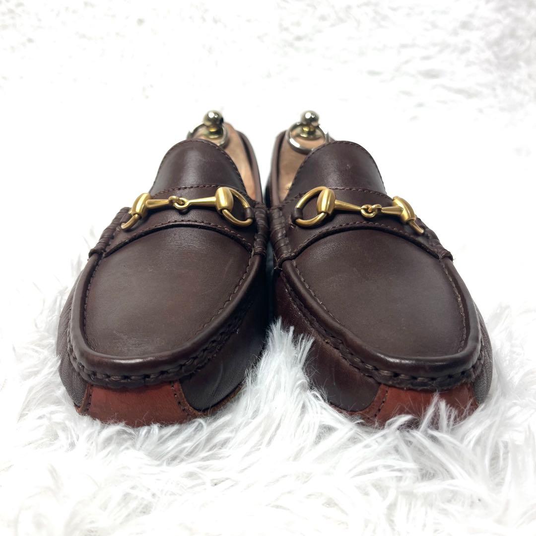 【美品】 GUCCI グッチ ビットローファー 42M 27cm ドライビング