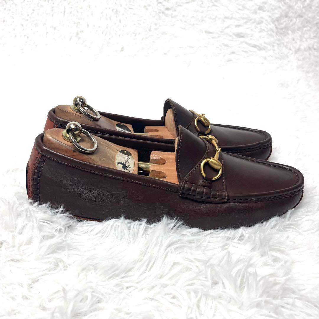 【美品】 GUCCI グッチ ビットローファー 42M 27cm ドライビング