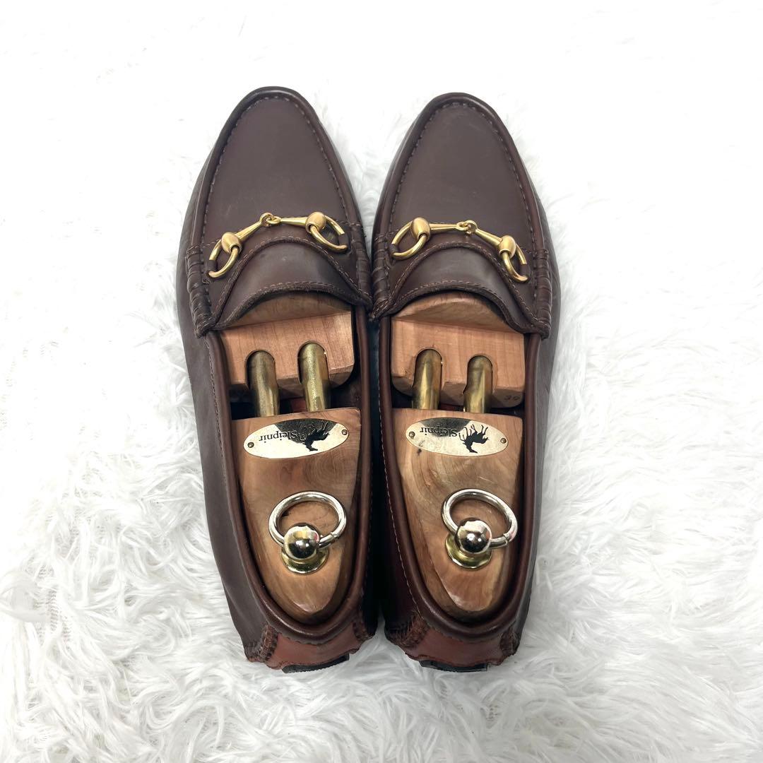 【美品】 GUCCI グッチ ビットローファー 42M 27cm ドライビング