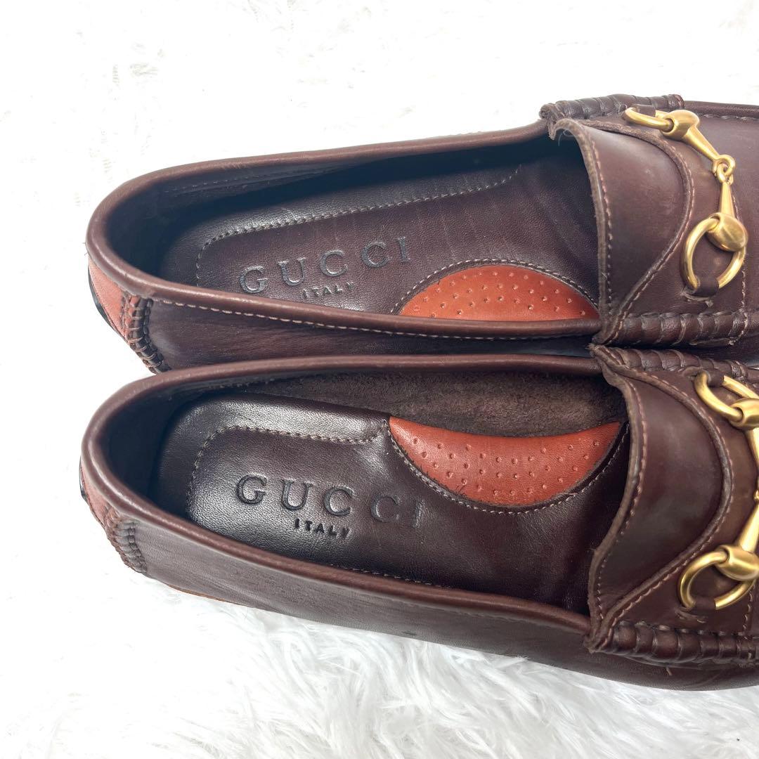 【美品】 GUCCI グッチ ビットローファー 42M 27cm ドライビング