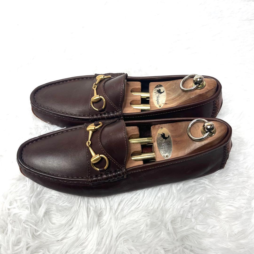 【美品】 GUCCI グッチ ビットローファー 42M 27cm ドライビング