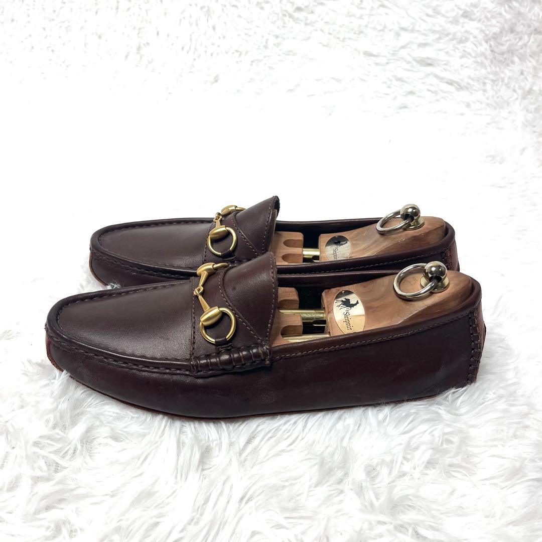 【美品】 GUCCI グッチ ビットローファー 42M 27cm ドライビング