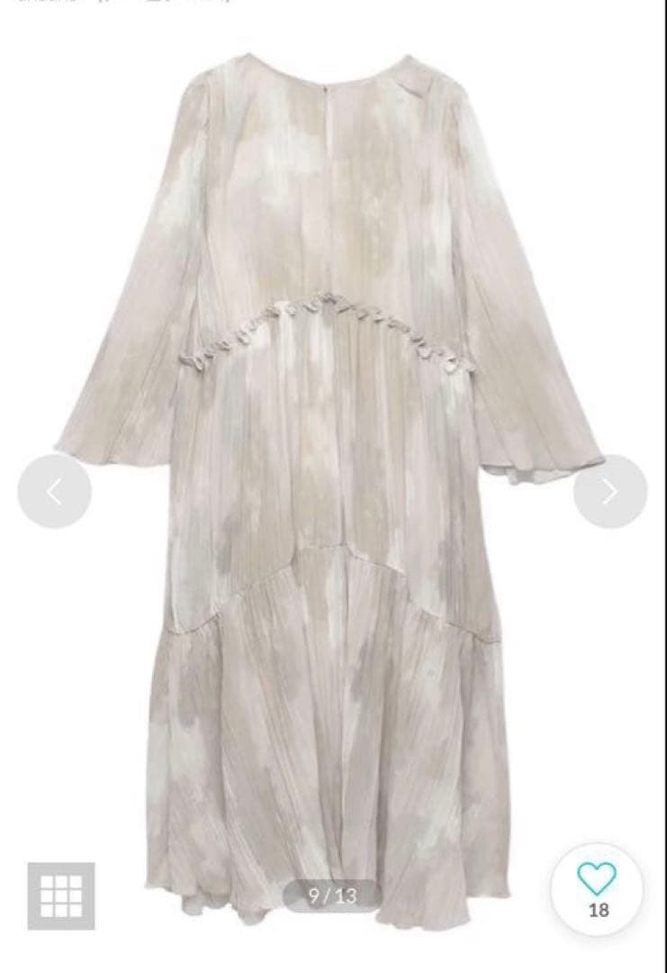 アニュアンス　ニュアンスボリュームワンピース