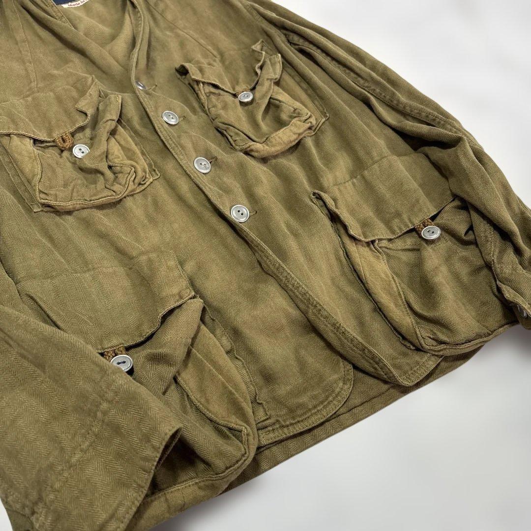 ✨美品✨ KAPITAL キャピタル ハンティングジャケット　カーキL