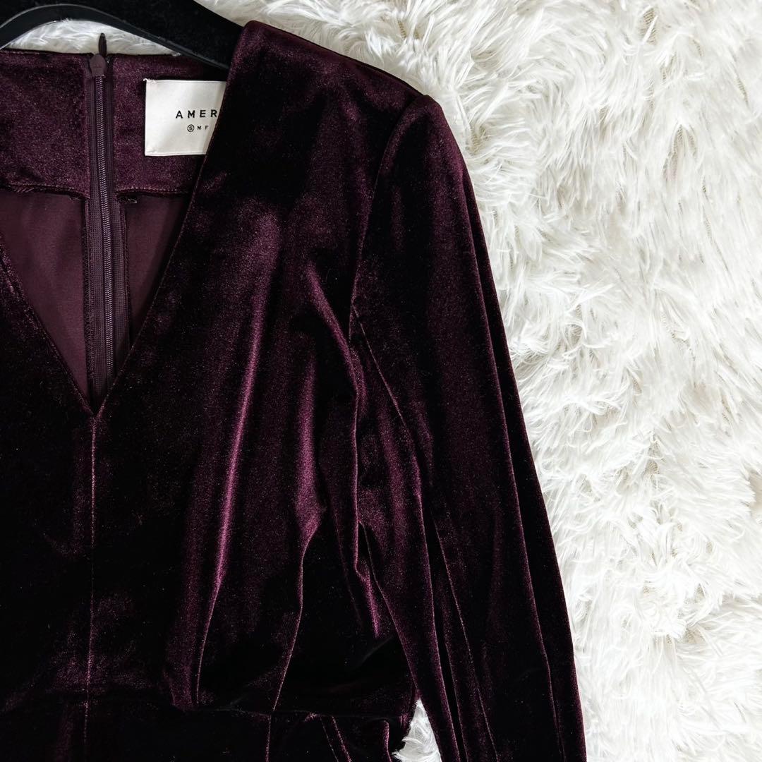 極美品✨Ameri VELOUR ELEGANT ROMPERS S