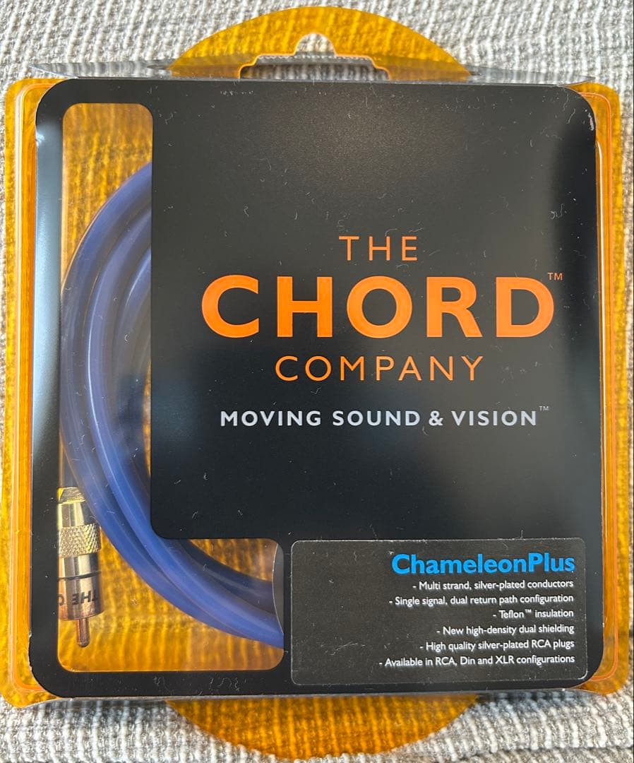 【未使用品】CHORD ChameleonPlus RCAケーブル