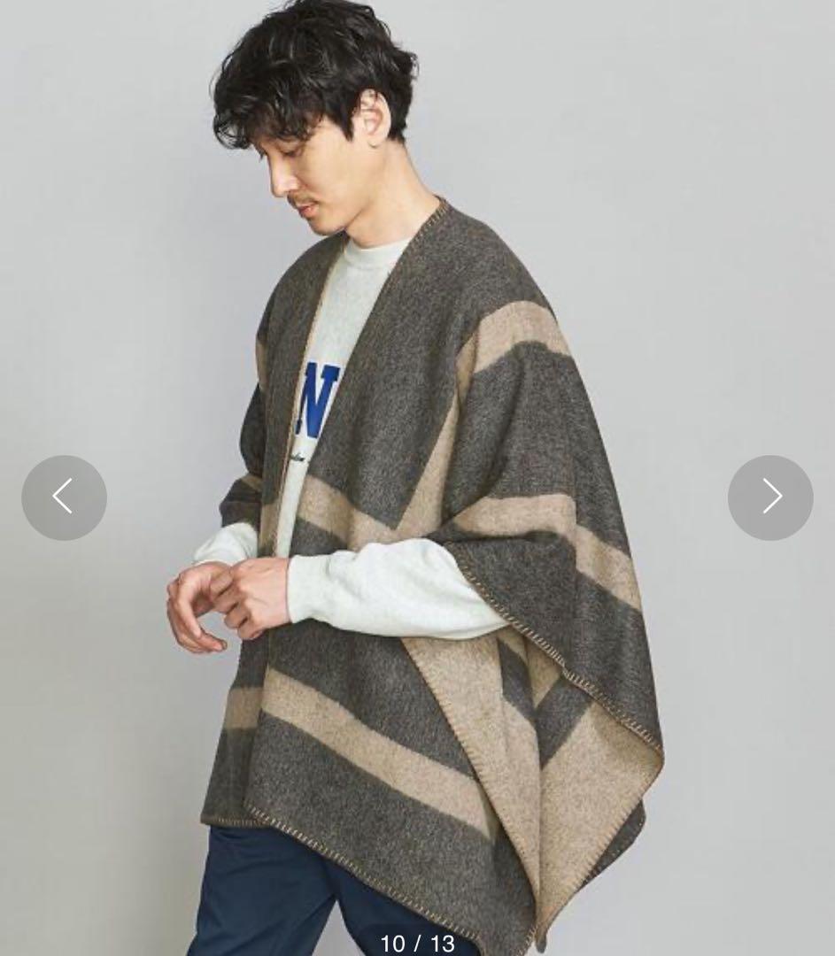 UNITED ARROWS ウールブランケット ビッグ マフラー　新品未使用