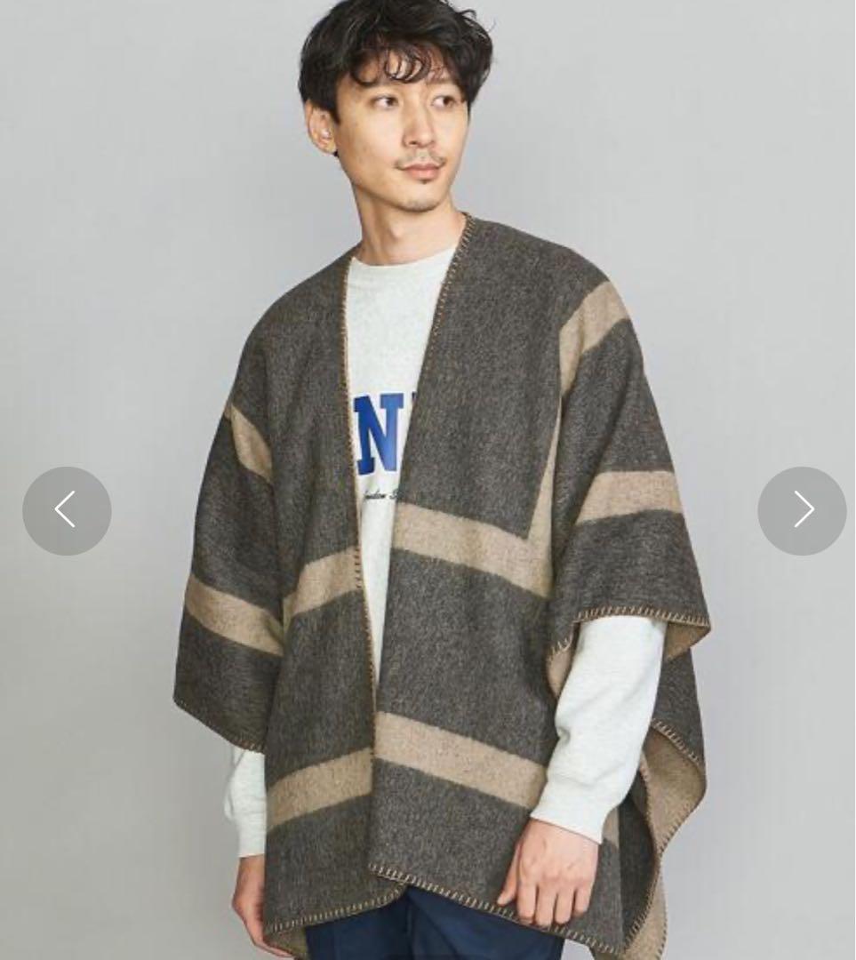UNITED ARROWS ウールブランケット ビッグ マフラー　新品未使用