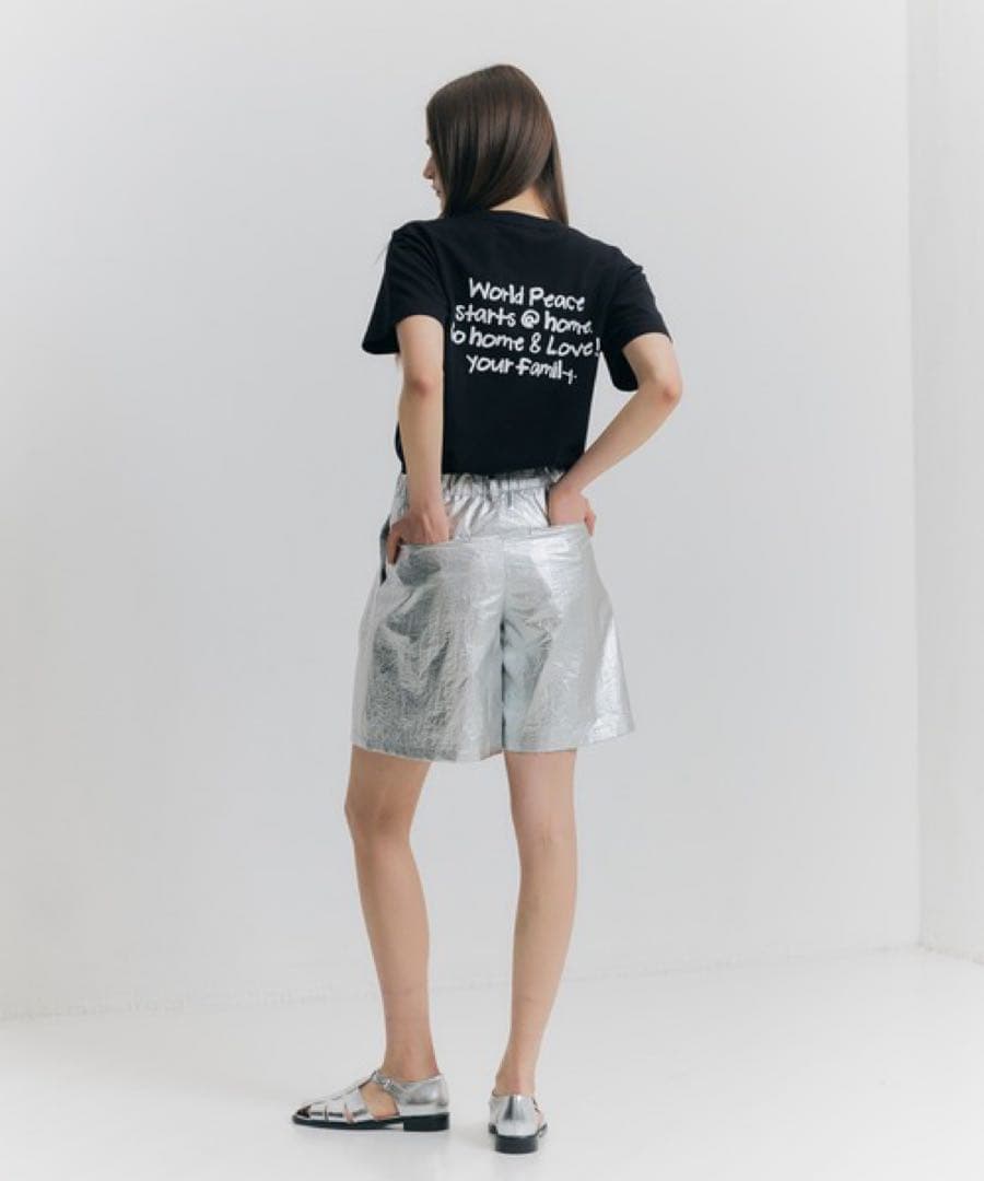 NOISEMAKER メタリックタックショートパンツ