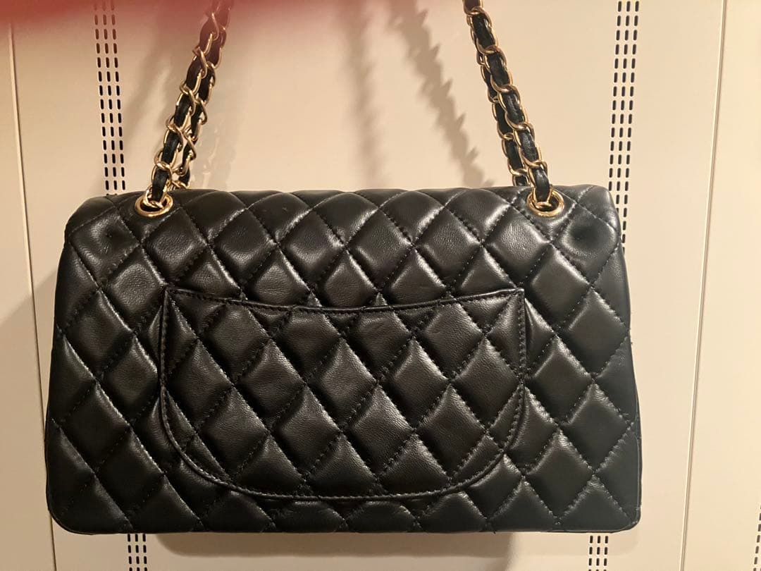 早い者勝ち　CHANEL ノベルティ　30cm ダブルチェーン　フラップバッグ
