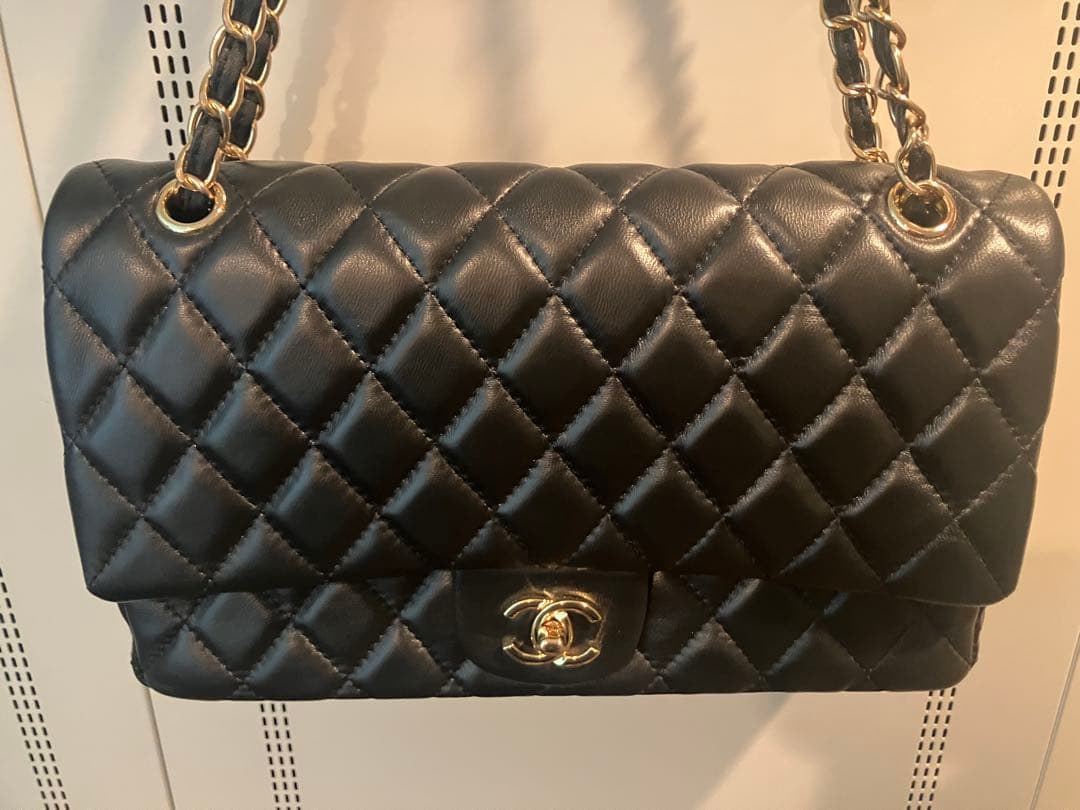 早い者勝ち　CHANEL ノベルティ　30cm ダブルチェーン　フラップバッグ