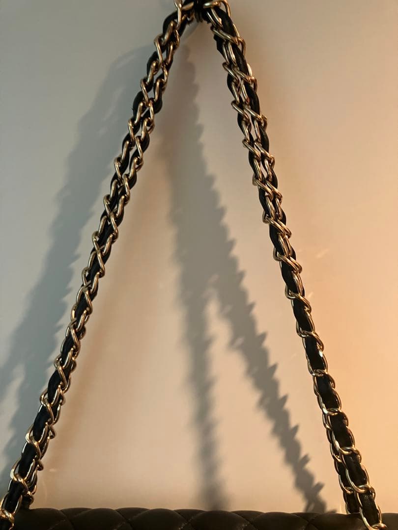 早い者勝ち　CHANEL ノベルティ　30cm ダブルチェーン　フラップバッグ