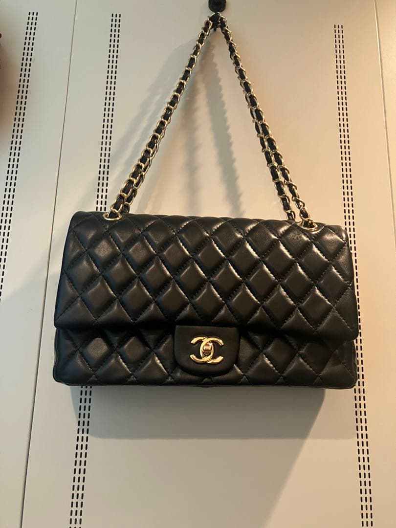 早い者勝ち　CHANEL ノベルティ　30cm ダブルチェーン　フラップバッグ