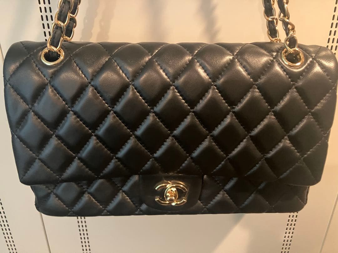 早い者勝ち　CHANEL ノベルティ　30cm ダブルチェーン　フラップバッグ