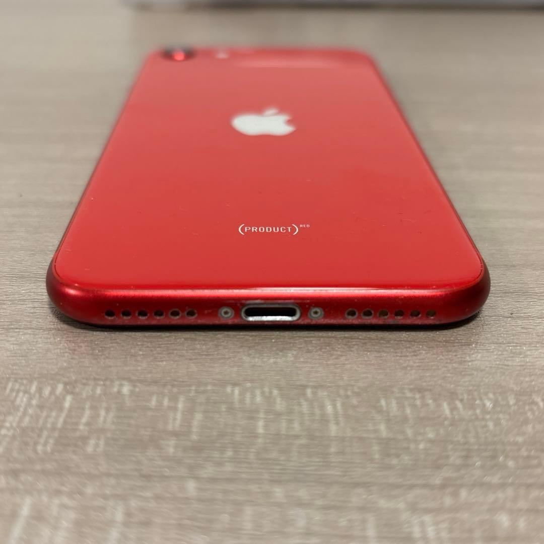 【ジャンク】iPhone SE(第2世代)レッド 画面ひび割れ SIMフリー