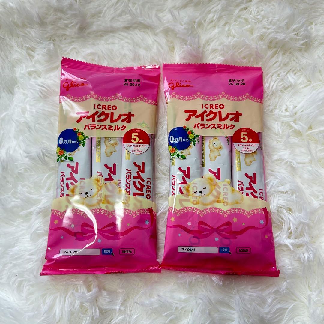 【6点セット】ICREO アイクレオ バランスミルク 缶4個 スティック2袋