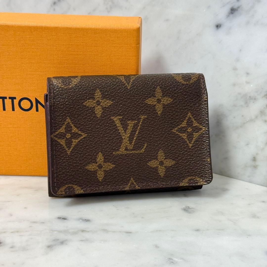 LOUIS VUITTON ルイヴィトン カードケース モノグラム 二つ折り