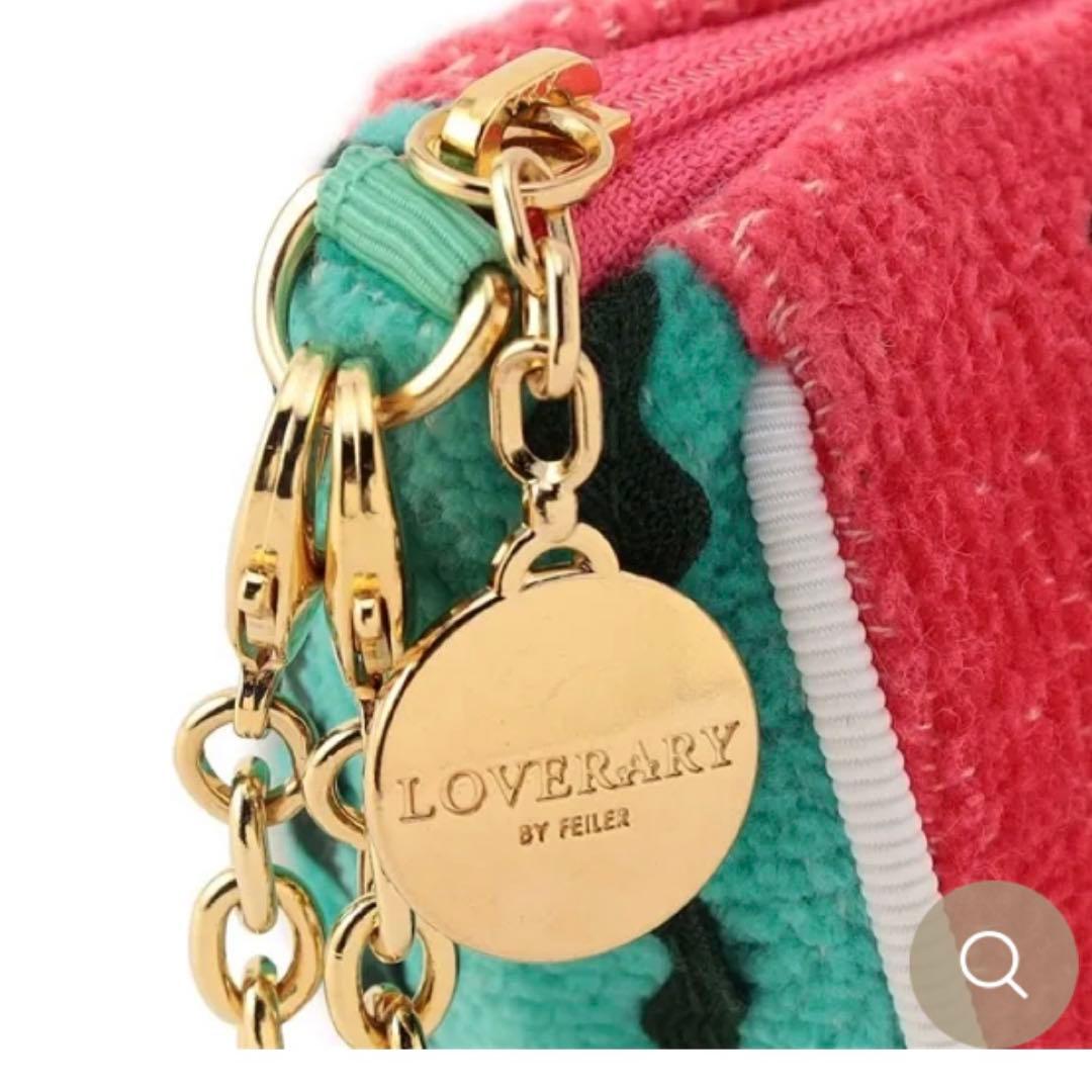 【新品】フェイラー スイカドット スイカ型ポーチ　ラブラリー