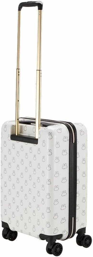 旅行の必需品✨️メニーフェイスホワイトハピタス スーツケース グッズミッフィー