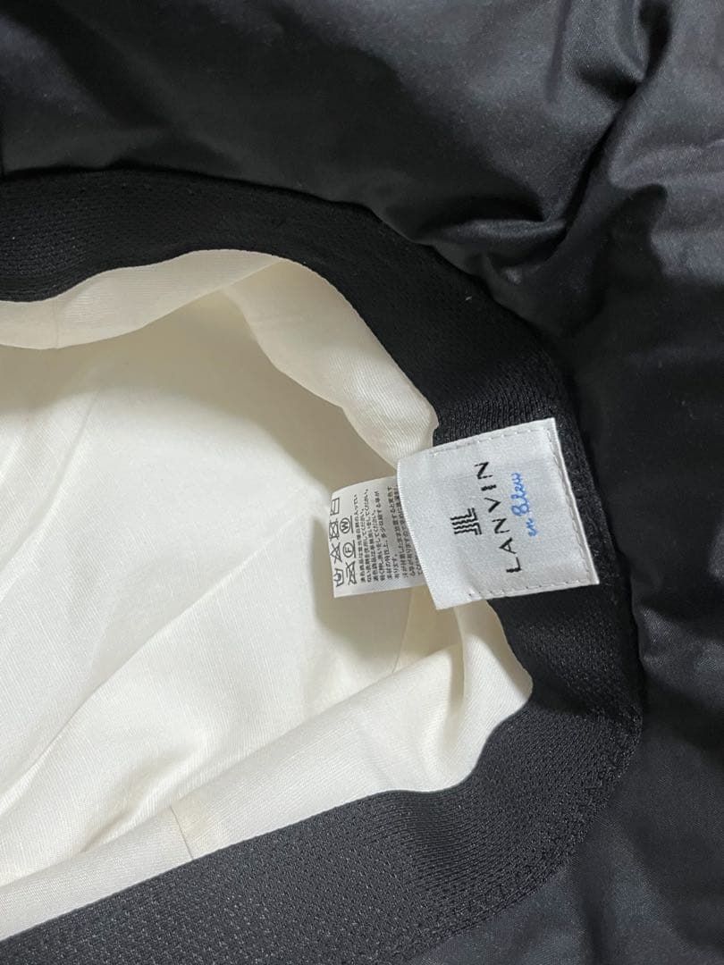 新品　ランバンオンブルー　帽子　リボン