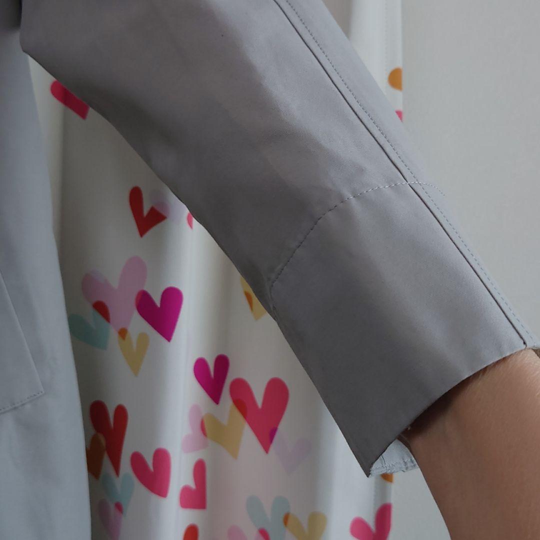 新品ブランベールblancvert新ミントグレ━スプリングコ━ト