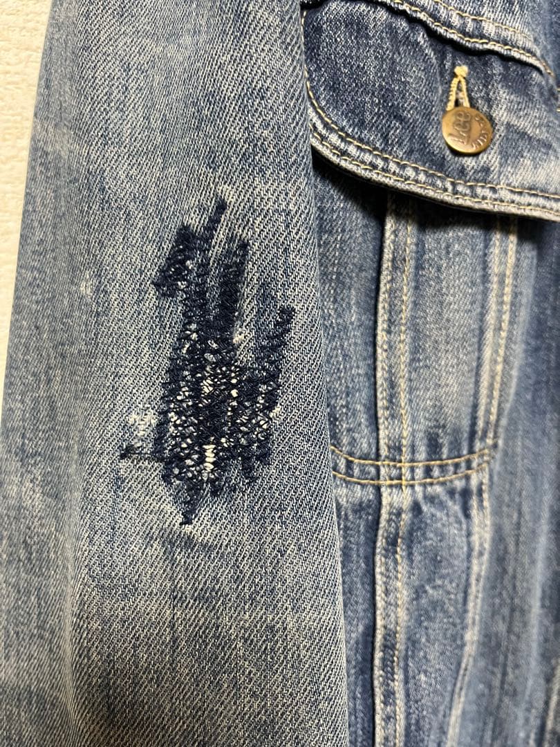 イ*ン様 70sビンテージLee220ベルベルジン購入極上色落ちハチノスリーバイ