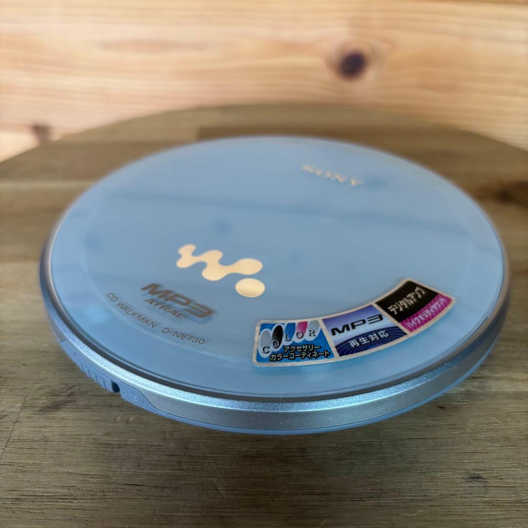 SONY CDウォークマン D-NE730 MP3再生 中古 動作品