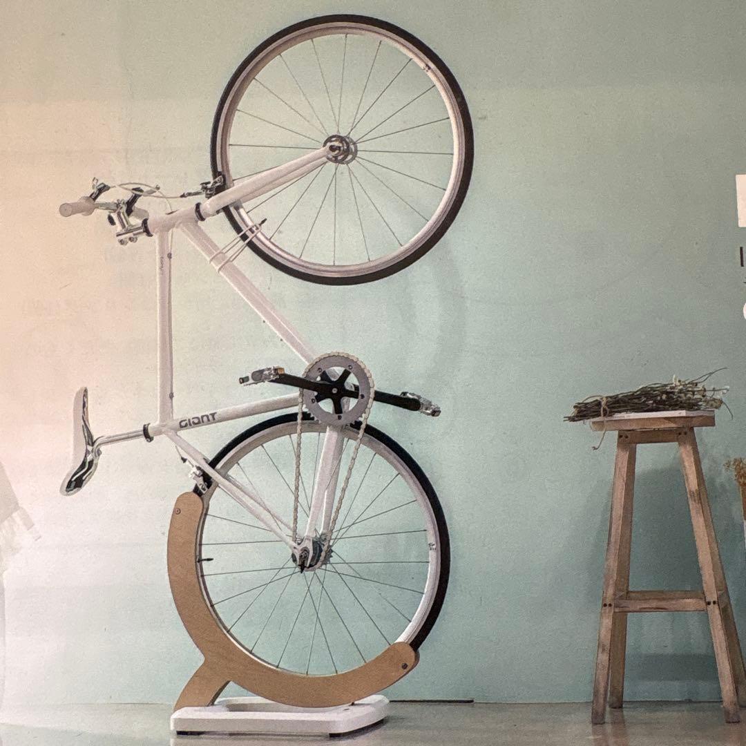 木製 自転車用ディスプレイスタンド
