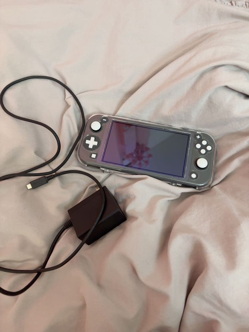 Nintendo Switch Lite クリア 本体 充電器付き