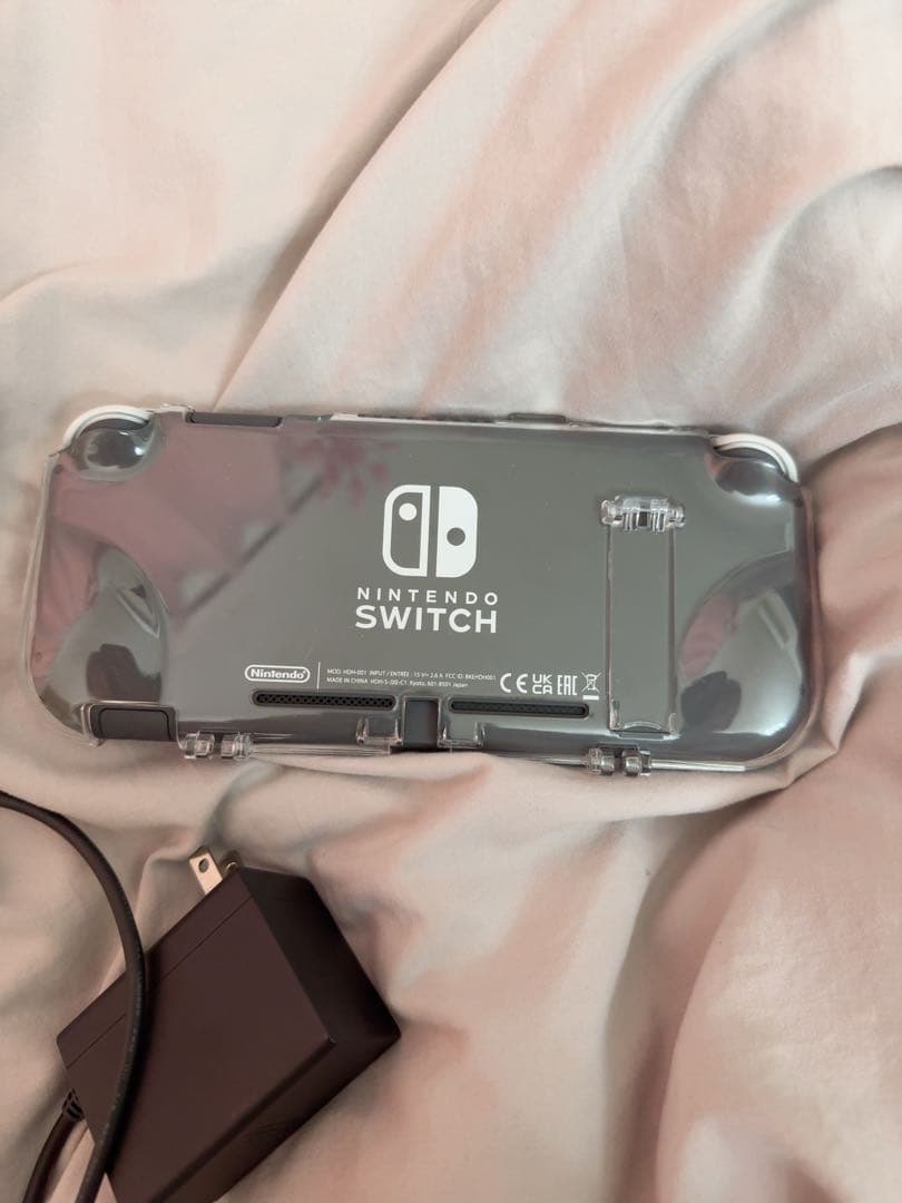 Nintendo Switch Lite クリア 本体 充電器付き