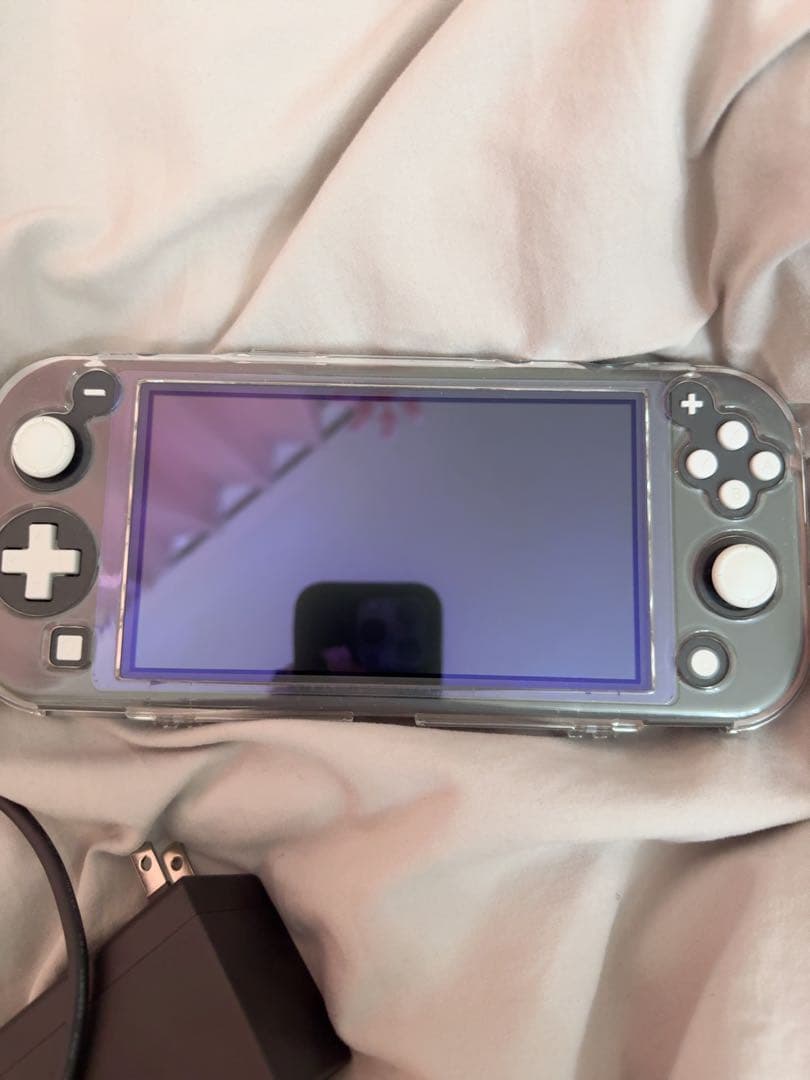 Nintendo Switch Lite クリア 本体 充電器付き