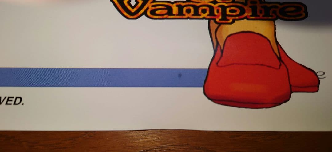 カプコン アーケード ヴァンパイアセイヴァー B1ポスター 未使用品