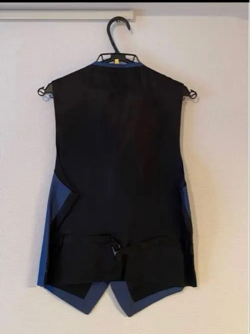 着画あり⭐︎麻布テーラー　オーダーメイド　ネイビータキシード L〜LL