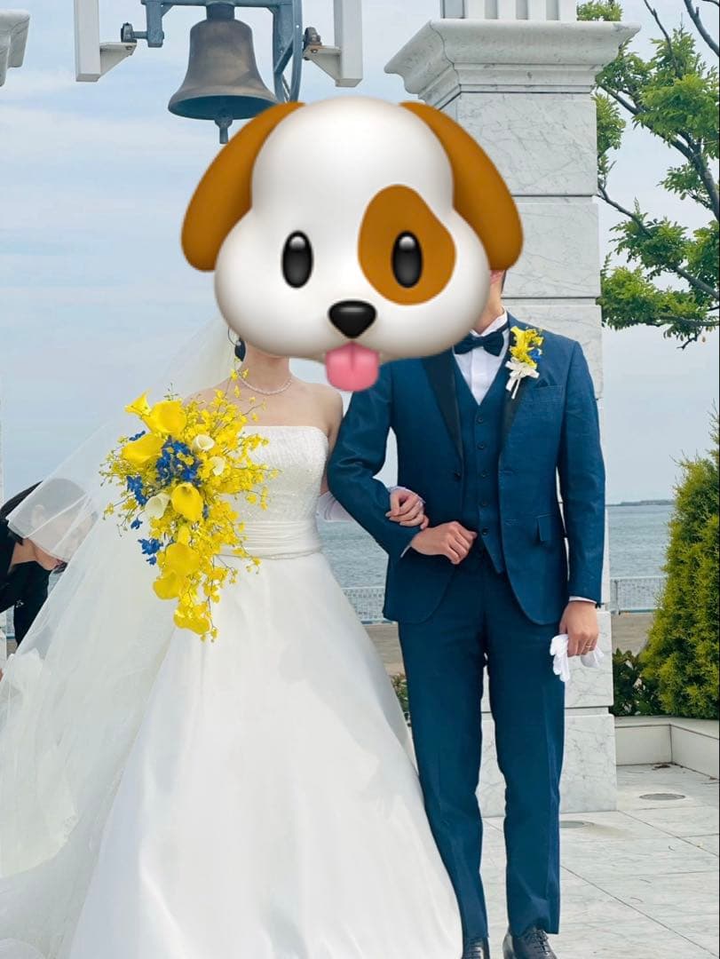 着画あり⭐︎麻布テーラー　オーダーメイド　ネイビータキシード L〜LL