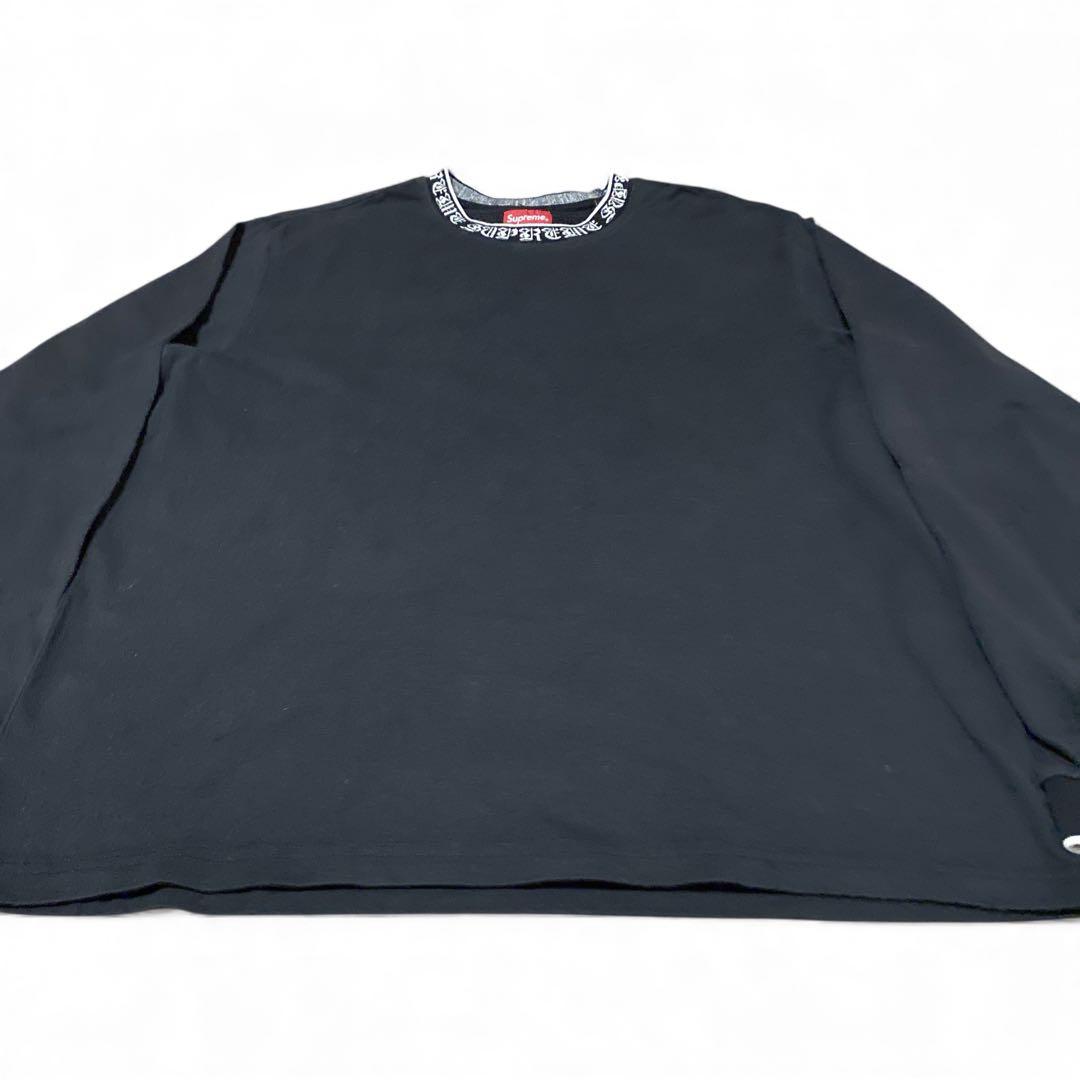 トップス Supreme Old English Collar Logo L/S Top